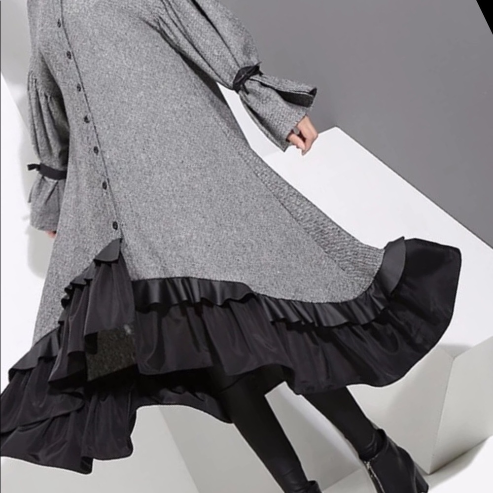 🆕 Arrived...Dress - Asymmetrical and Ruffled‼️